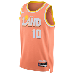 Men's - Nike Cavaliers Dri-FIT Swingman City Edition Jersey - Orange/Multi