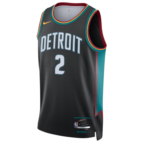 Nike Pistons Dri-FIT Swingman City Edition Jersey - Nike Black/Multi