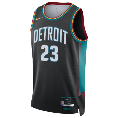  - Nike Pistons Dri-FIT Swingman City Edition Jersey - Multi/Grey