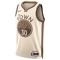 Men's - Nike Warriors Dri-FIT Swingman City Edition Jersey - Multi/Tan