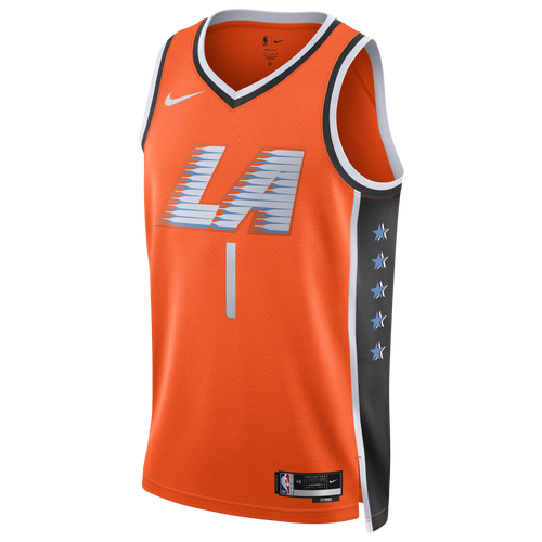  - Nike Clippers Dri-FIT Swingman City Edition Jersey - Orange/Multi
