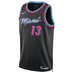 Men's - Nike Heat Dri-FIT Swingman City Edition Jersey - Multi/Black