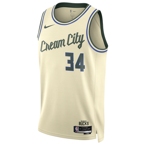  - Nike Bucks Dri-FIT Swingman City Edition Jersey - Tan/Multi