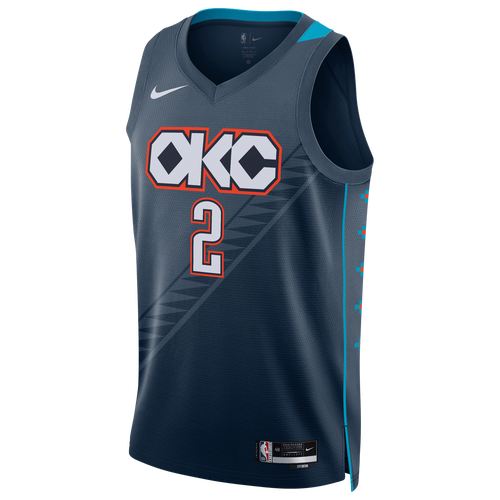  - Nike Thunder Dri-FIT Swingman City Edition Jersey - Navy/Multi