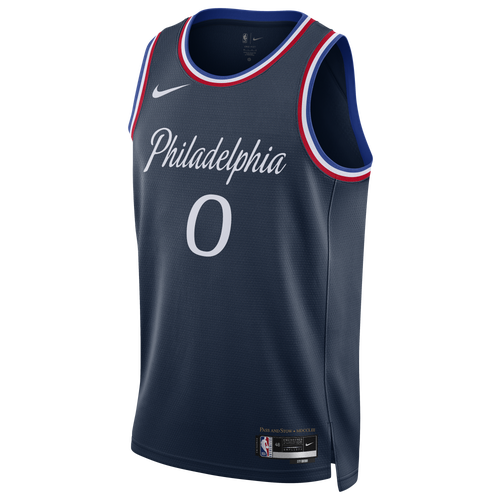  - Nike 76ers Dri-FIT Swingman City Edition Jersey - Multi/Navy