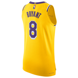 Men's - Nike Kobe Bryant NBA Dri-FIT ADV Authentic Jersey - Yellow/Purple