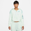 Nike NSW Air Fleece Full Zip Top - Women's Barely Green/Washed Teal