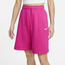 Nike Collection Fleece Shorts - Women's Pink/White