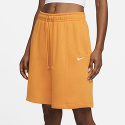 Women's - Nike Collection Fleece Shorts - Beige/White