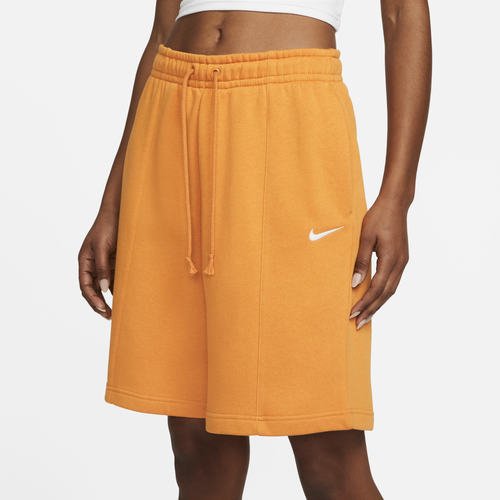 

Nike Womens Nike Collection Fleece Shorts - Womens Beige/White Size XS