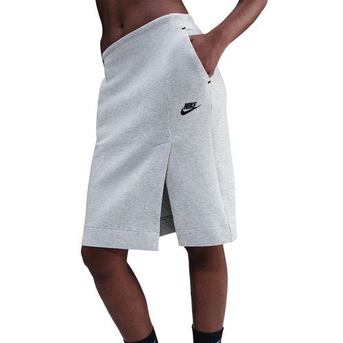  - Nike NSW Tech Fleece MIDI Skirt - Light Grey/Heather