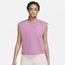 Nike Essential Dri-FIT Sleeveless Top - Women's Light Bordeaux/White