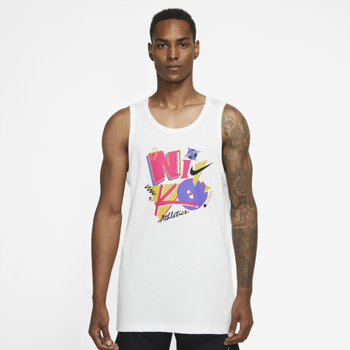 

Nike Mens Nike Dri-FIT DB Story Pack Tank - Mens White Size S