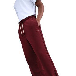 Men's - Nike Tech Fleece SI Brushed Open Hem Pants - Dark Team Red/Pale Ivory