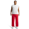 Nike Standard Issue Brushed Open Hem Pants - Nike University Red/Pale Ivory