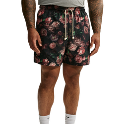 Men's - Nike Rose Dri-FIT SI PRC Woven 5 Inch Shorts - Pale Ivory/Black