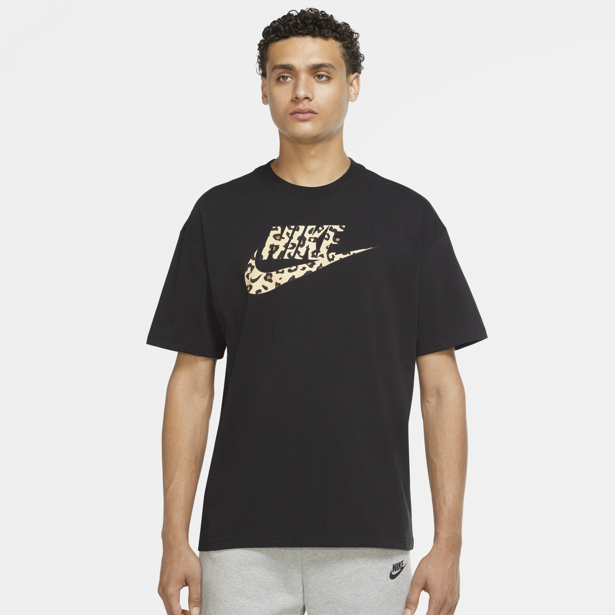 Nike cheetah store print shirt