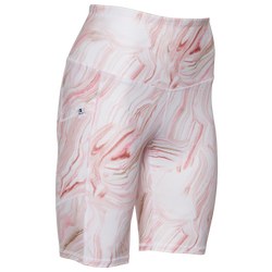 Women's - Champion High Rise Bike Short - Orange/White