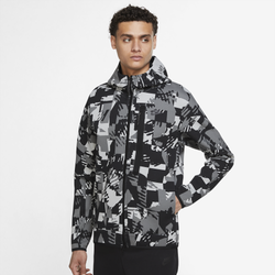 Men's - Nike Tech Fleece Full-Zip Hoodie - Grey/Black