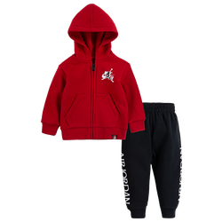 Boys' Toddler - Jordan Jumpman Full-Zip Jogger Set - Black/Red