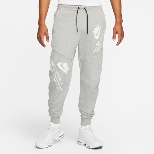 

Nike Mens Nike Tech Fleece GX Joggers - Mens Grey/White Size M