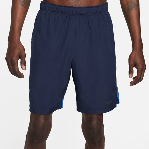 

Nike Mens Nike Dri-FIT Flex Woven 9" Shorts - Mens Obsidian/Game Royal/Black Size XL