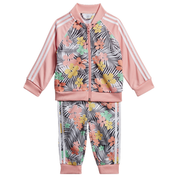 Girls' Infant - adidas Originals Superstar Track Set - Glow Pink/Multi