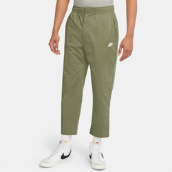 Men's - Nike Club Woven Sneaker Pants - Olive/White
