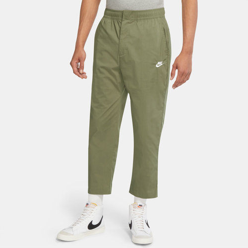 

Nike Mens Nike Club Woven Sneaker Pants - Mens Olive/White Size XXL