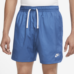 Men's - Nike Sportswear  Club Woven LND Flow Shorts - Dark Marina/White