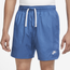 Nike Sportswear Club Woven LND Flow Shorts - Men's Dark Marina/White
