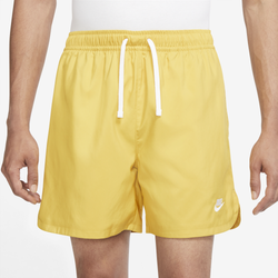 Men's - Nike Sportswear  Club Woven LND Flow Shorts - Vivid Sulfur/White