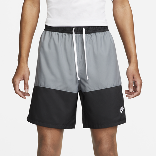 

Nike Mens Nike SPE Woven Flow Long Shorts - Mens Black/Smoke Gray/White Size M