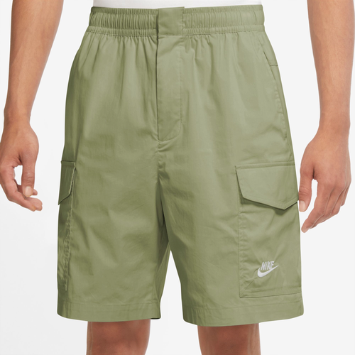 

Nike Sportswear Mens Nike Sportswear SPE Woven UL Utility Shorts - Mens Olive/White Size M