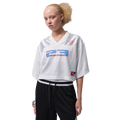 Jordan Brooklyn Short Sleeve FC Jersey T-Shirt - Jordan White/Blue