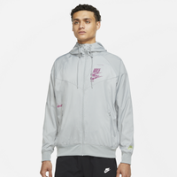 Men's - Nike SPE+ Woven Windrunner MFTA Jacket - Grey/Volt