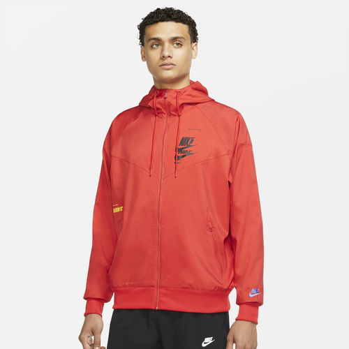 

Nike Sportswear Mens Nike Sportswear SPE+ Woven Windrunner MFTA Jacket - Mens Red/Blue Size XXL