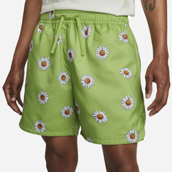 Men's - Nike SPE+ AOP Flow Shorts DP - White/Vivid Green