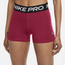 Nike NP Dri-FIT Graphic 3" Shorts - Women's Pink