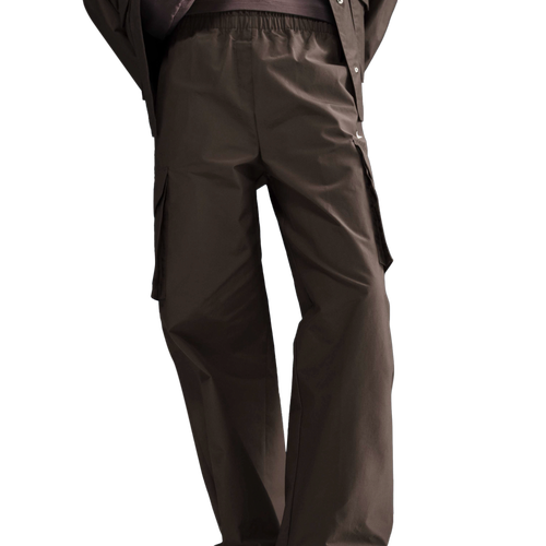 WOMENS - Nike NSW EVRTHNG Woven Mid Rise Cargo Pant - Ironstone/White
