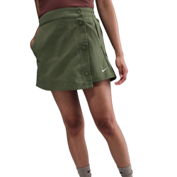 Women's - Nike NSW Essential Woven 3" Skort - Medium Olive/Sail