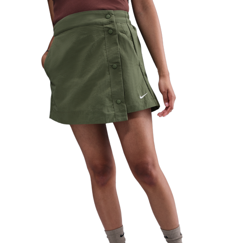  - Nike NSW Essential Woven 3" Skort - Medium Olive/Sail