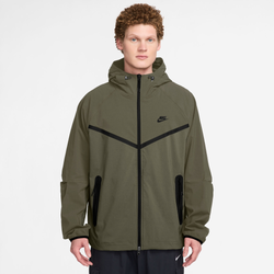 Men's - Nike Tech Woven WR Full-Zip Jacket - Medium Olive/Black/Medium Olive