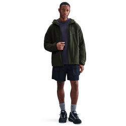 Men's - Nike Tech Woven WR Full-Zip Jacket - Sequoia/Black
