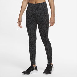 Women's - Nike One Dri-FIT HR Tights - Grey