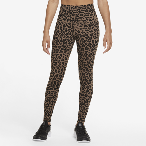 

Nike Womens Nike One Dri-FIT HR Tights - Womens Brown Size S