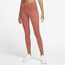 Nike One Dri-FIT HR Tights - Women's Pink