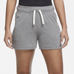 Women's - Nike Core Dry Fleece Shorts - Grey