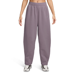 Women's - Jordan Brooklyn Fleece BB Wide Leg Pants - Purple