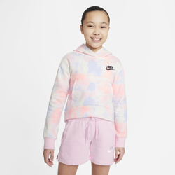Girls' Grade School - Nike NSW Club Pullover Hoodie - Pink Foam/Black